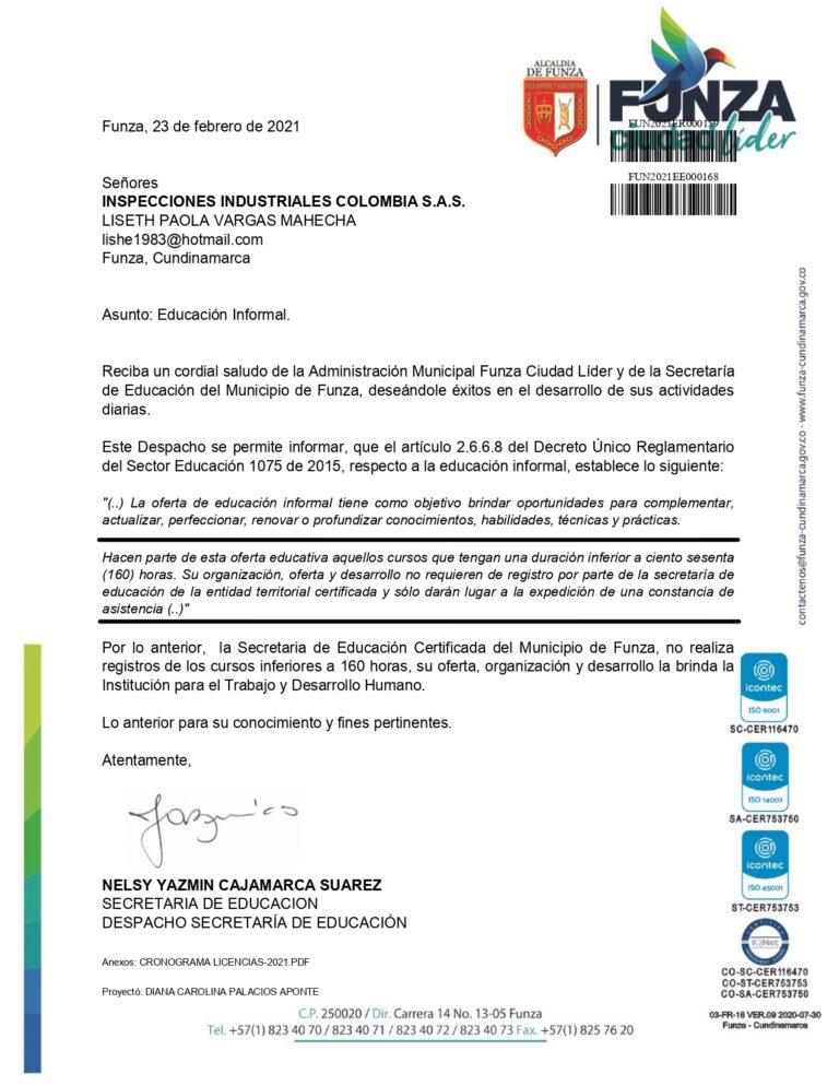 Certificación 1