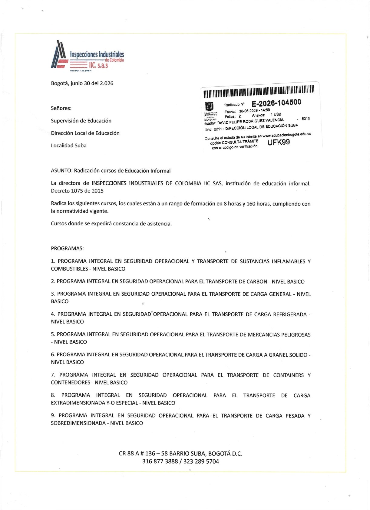 Certificación 1